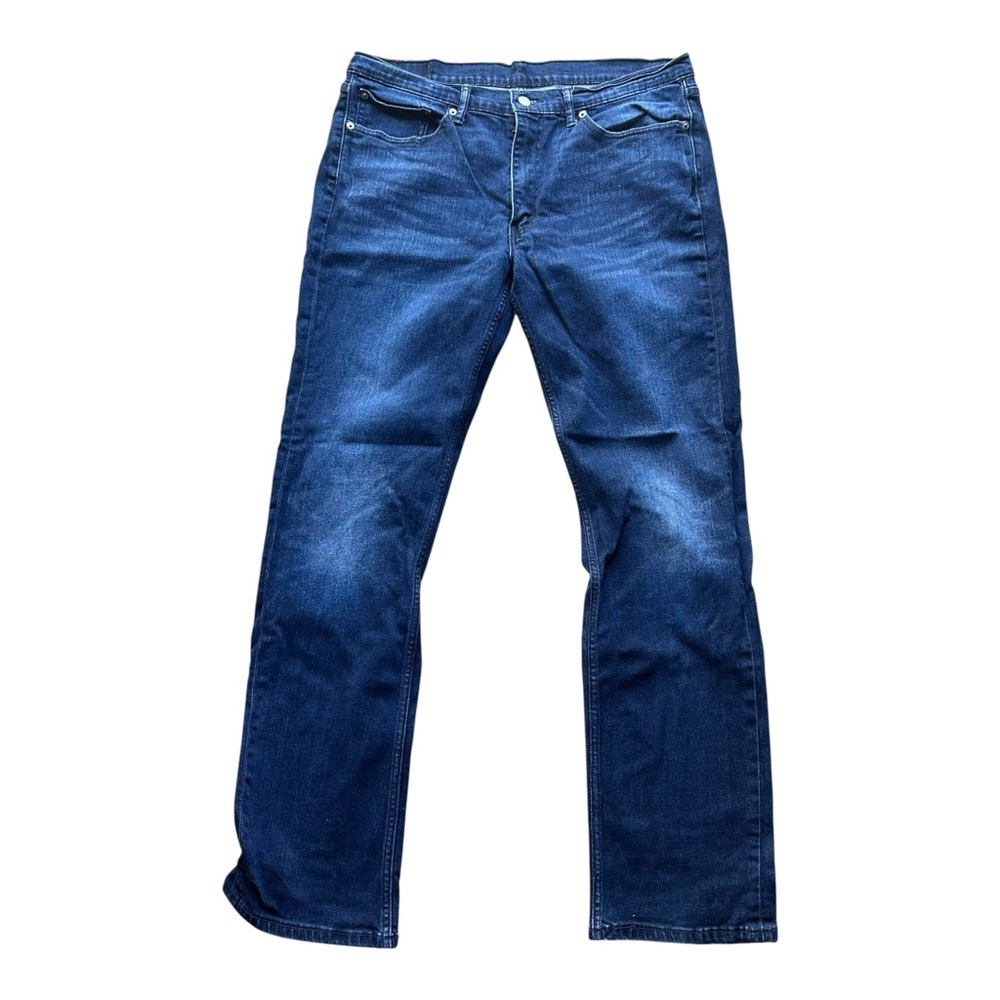 Dark Blue Levi's 514 Jeans Mens‎ 36x34 Mid Rise Cotton Blend Straight